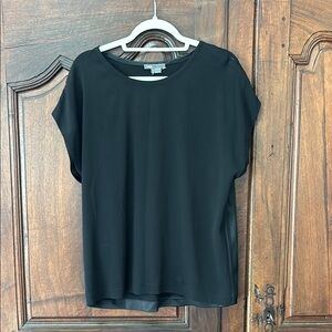Vince Black Short Sleeve Crewneck Tee